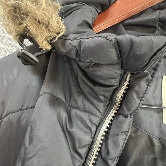 JACK & JONES Originals Mens Hooded Padded Jacket Size Large Black - Picture 10 of 15